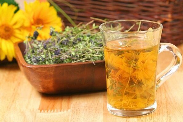 prostatitis kalkulurako belar decoction